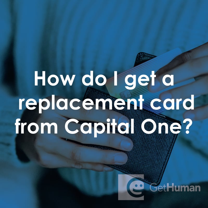 How Do I Get a Replacement Card from Capital One?