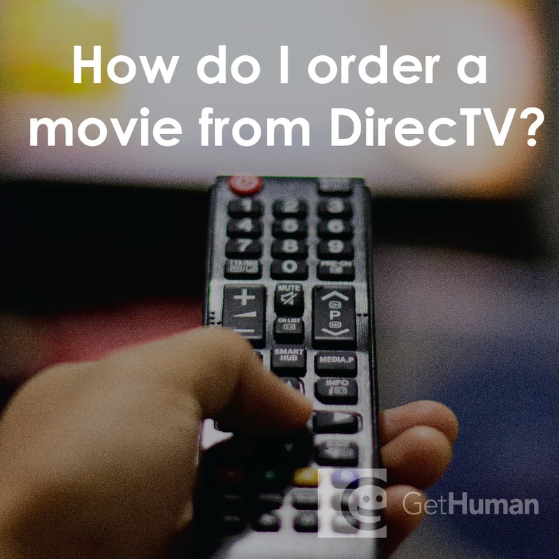 How Do I Order a Movie from DirecTV?