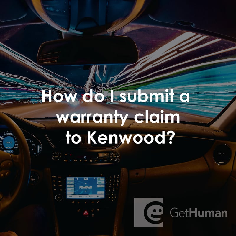 How Do I Submit a Warranty Claim to Kenwood?