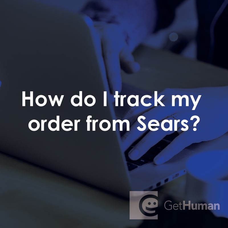 How Do I Track My Order from Sears?