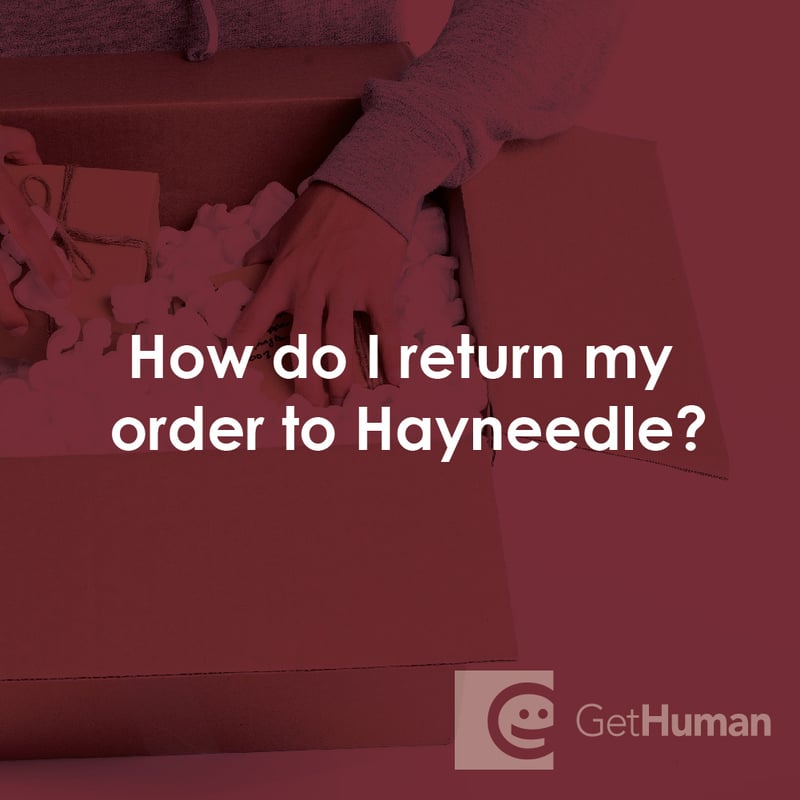 How Do I Return My Order to Hayneedle?