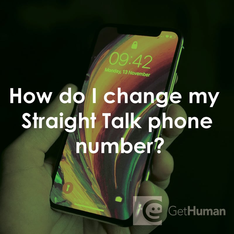 How Do I Change My Straight Talk Phone Number?