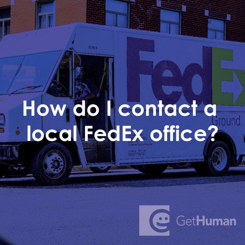 How Do I Contact a Local FedEx Office?