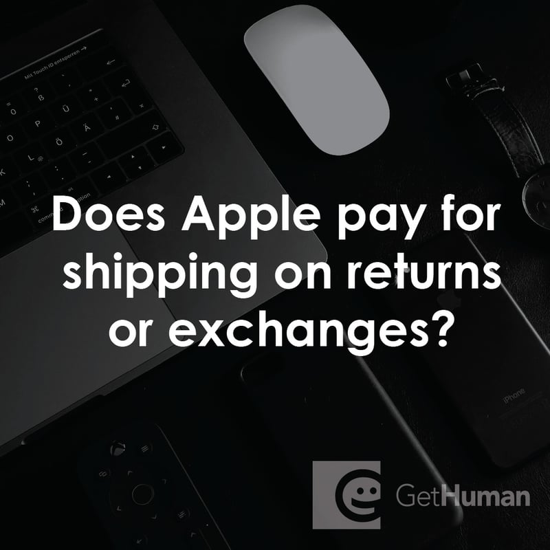 Does Apple Pay for Shipping on Returns or Exchanges?