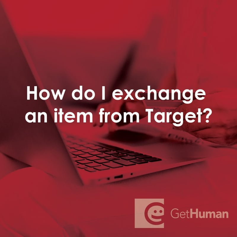 How Do I Exchange an Item from Target?