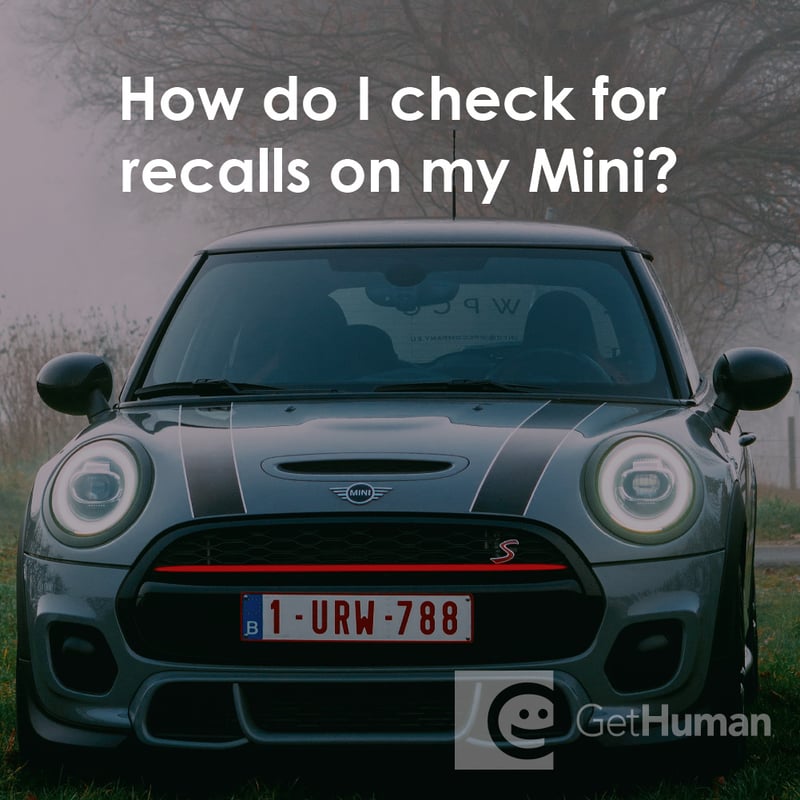 How Do I Check for Recalls on My Mini?