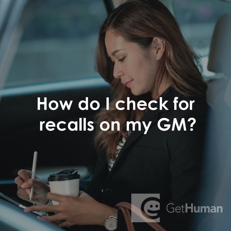 How Do I Check for Recalls on My Gm?