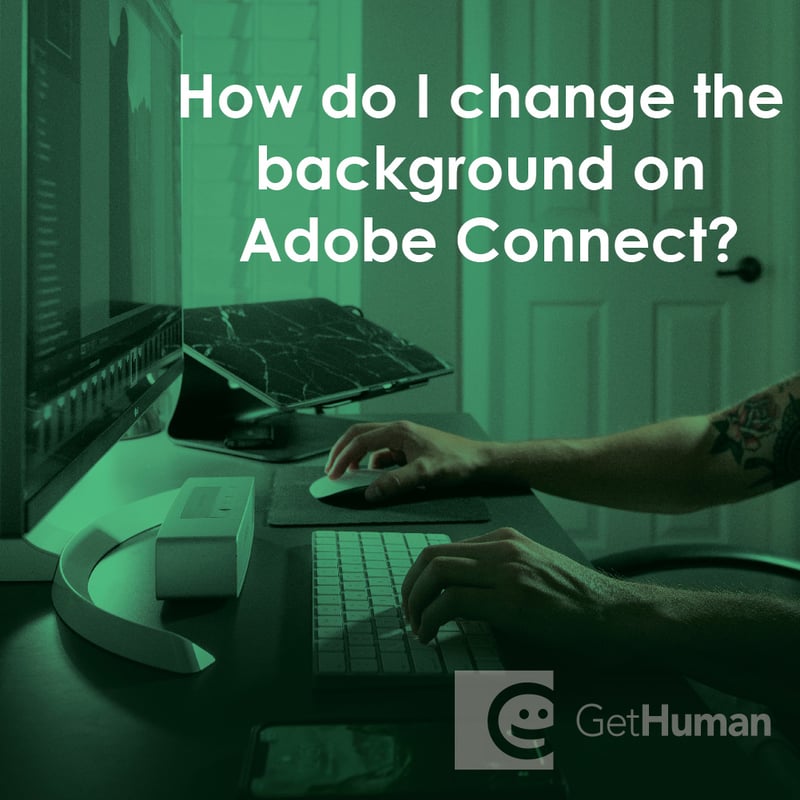 How Do I Change the Background on Adobe Connect?