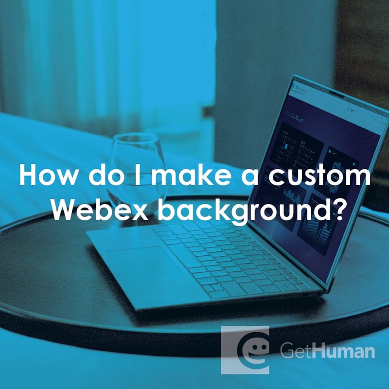 How Do I Make a Custom Webex Background?
