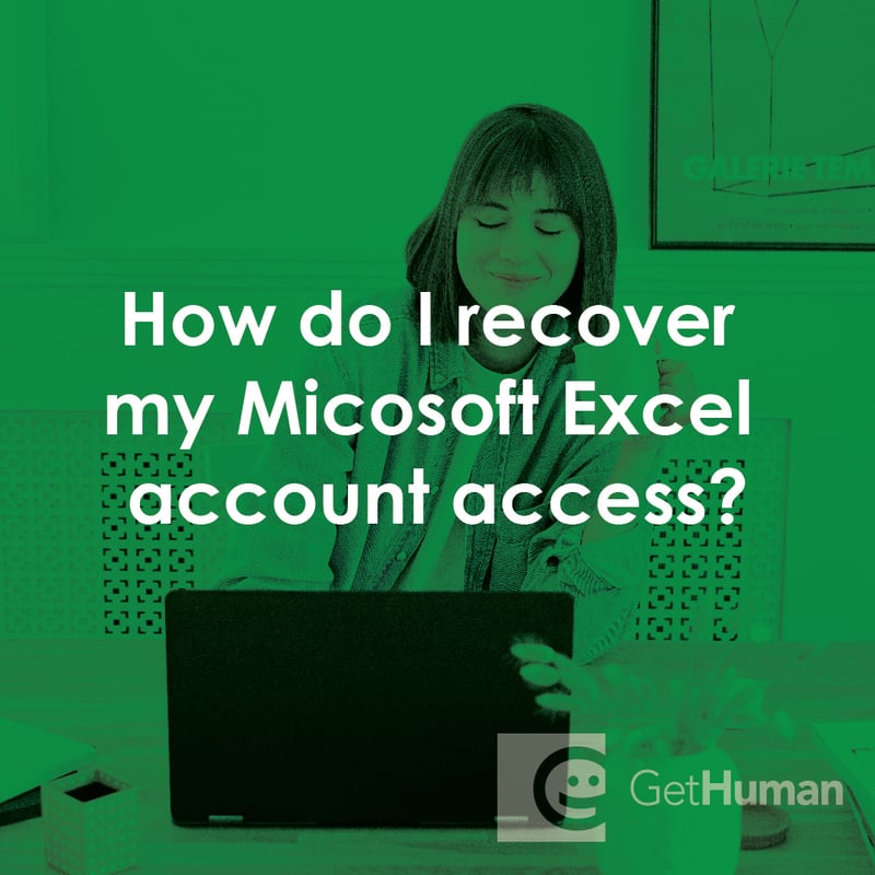 How Do I Recover My Micosoft Excel Account Access?