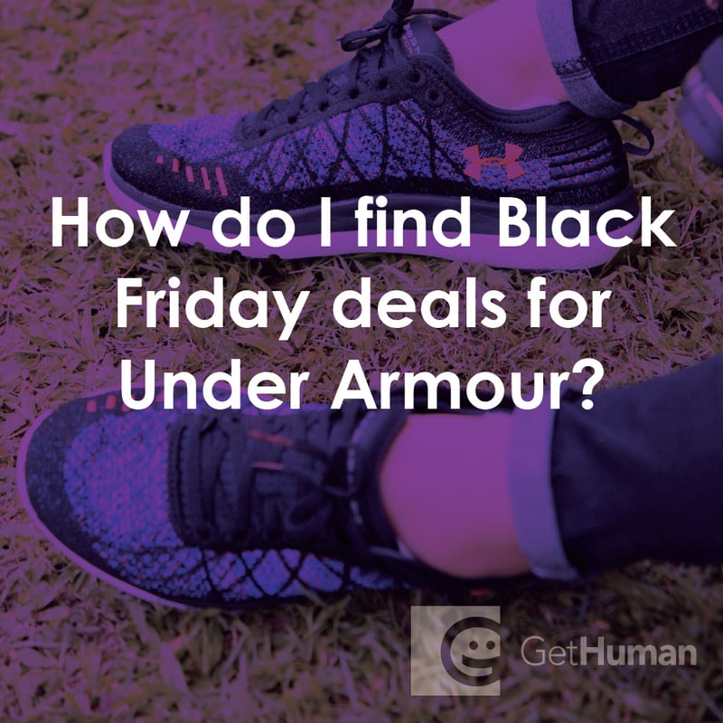 How Do I Find Black Friday Deals for Under Armour?