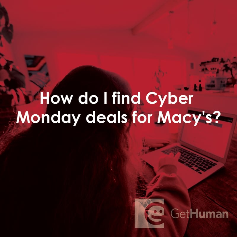 How Do I Find Cyber Monday Deals for Macy's?