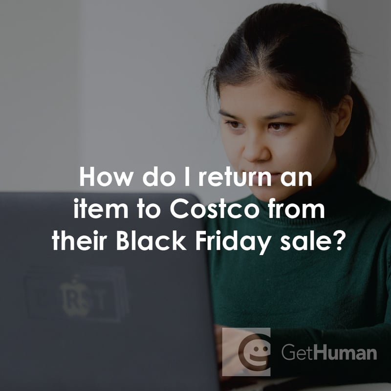 How Do I Return an Item to Costco from Their Black Friday Sale?