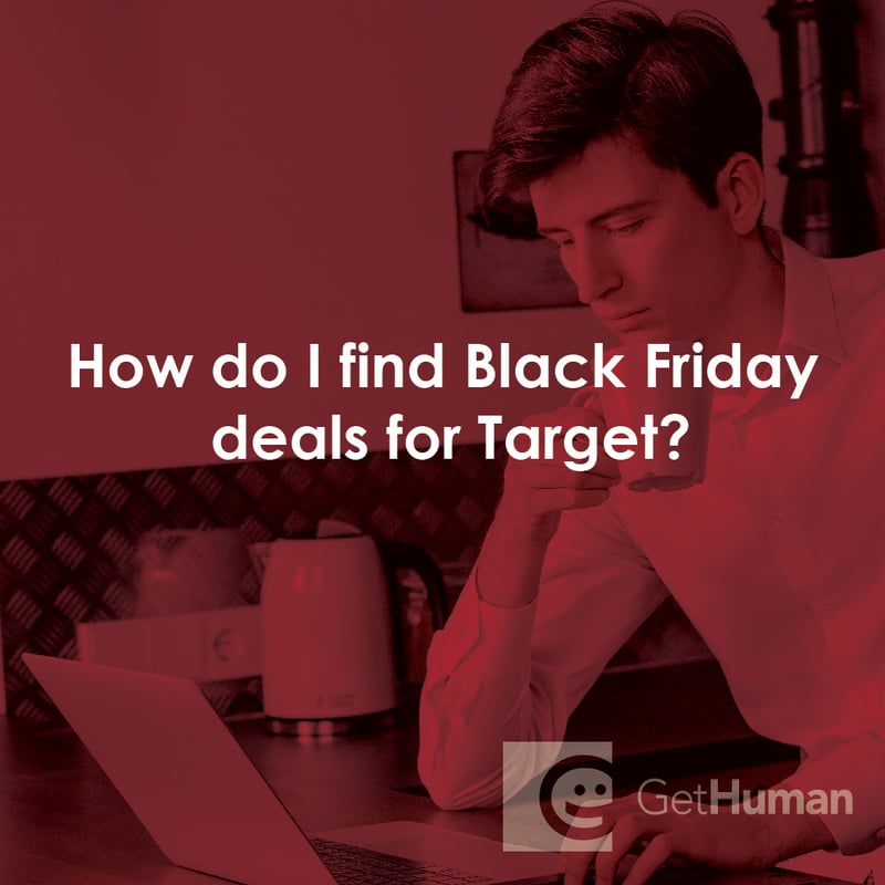 How Do I Find Black Friday Deals for Target?