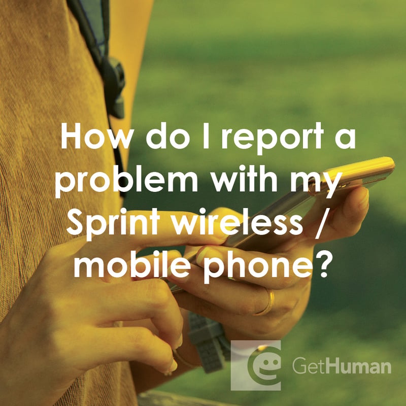 How Do I Report a Problem with My Sprint Wireless / Mobile Phone?