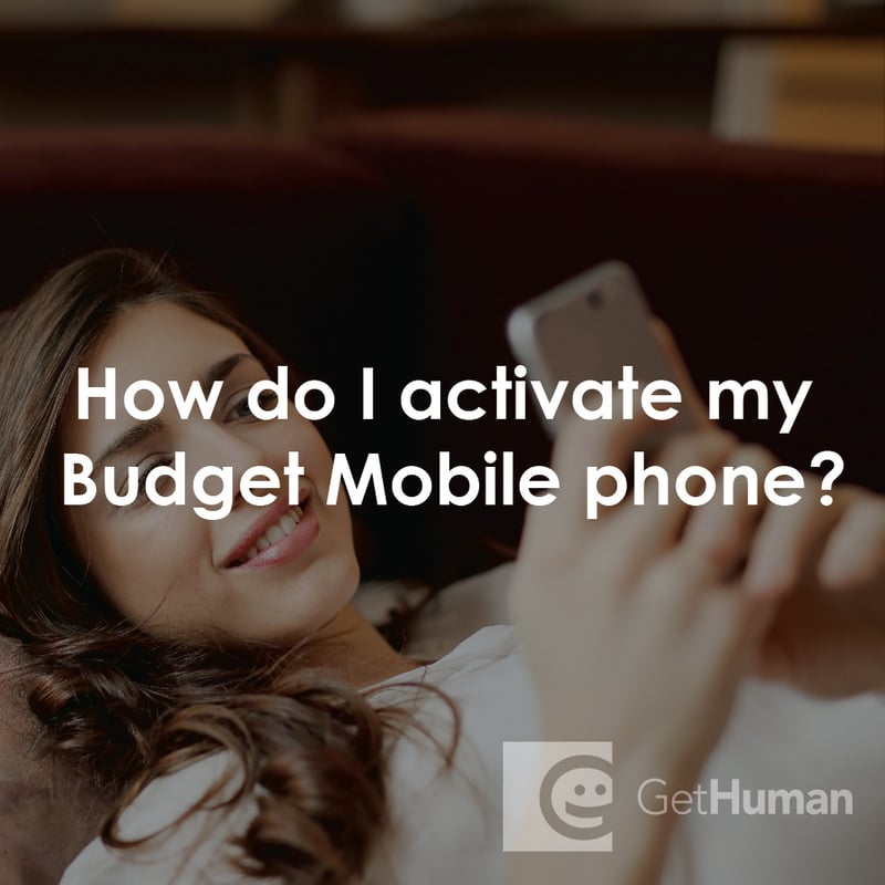 How Do I Activate My Budget Mobile Phone?