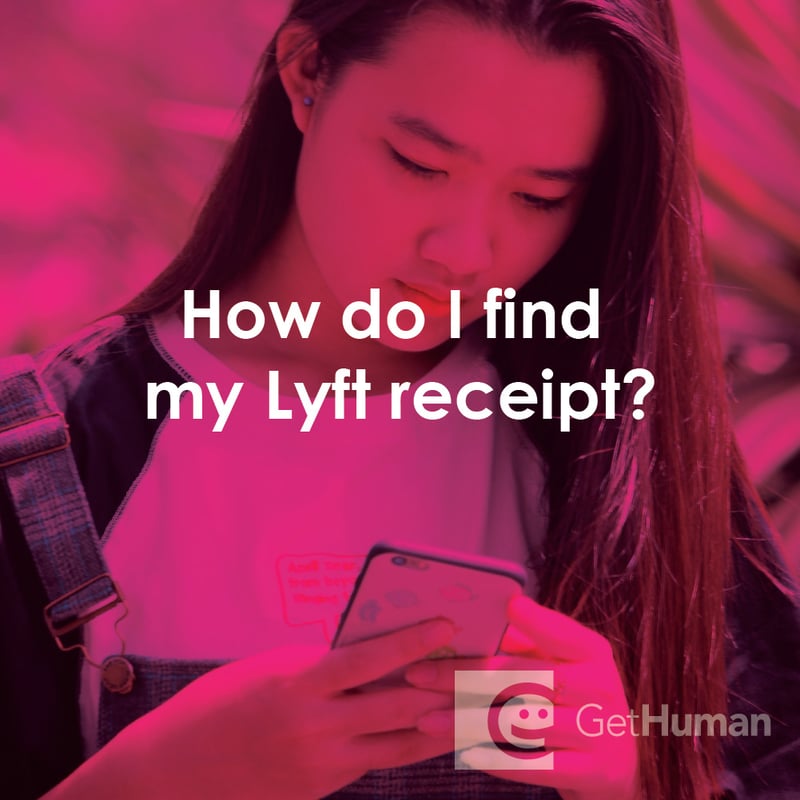 How Do I Find My Lyft Receipt?