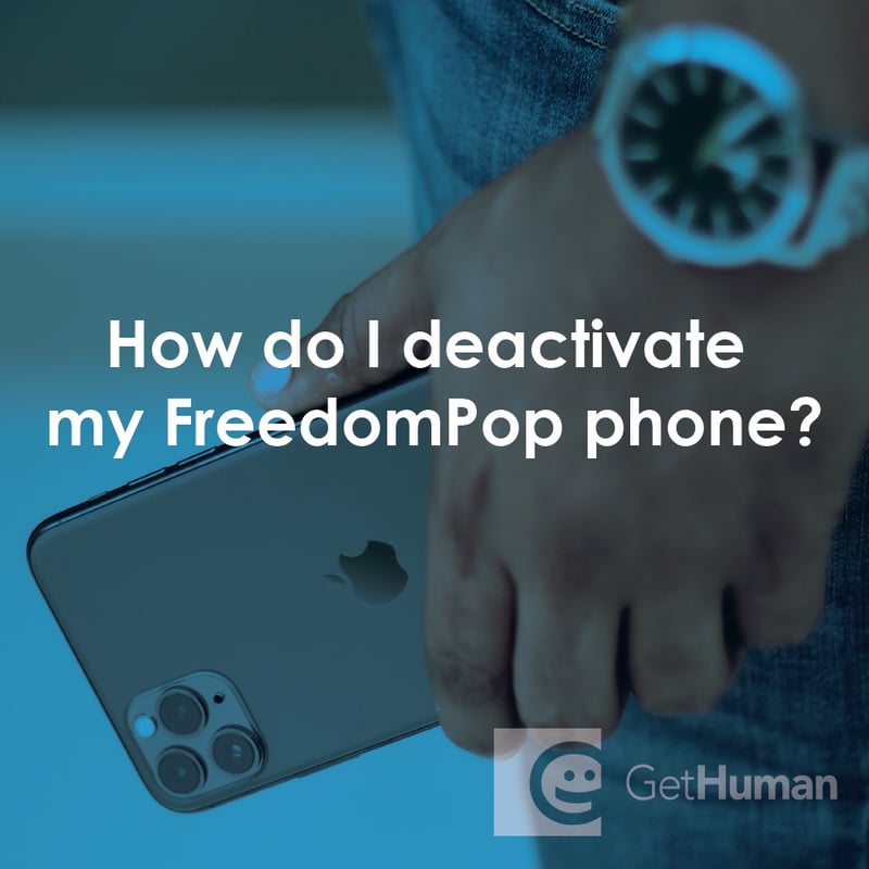How Do I Deactivate My FreedomPop Phone?