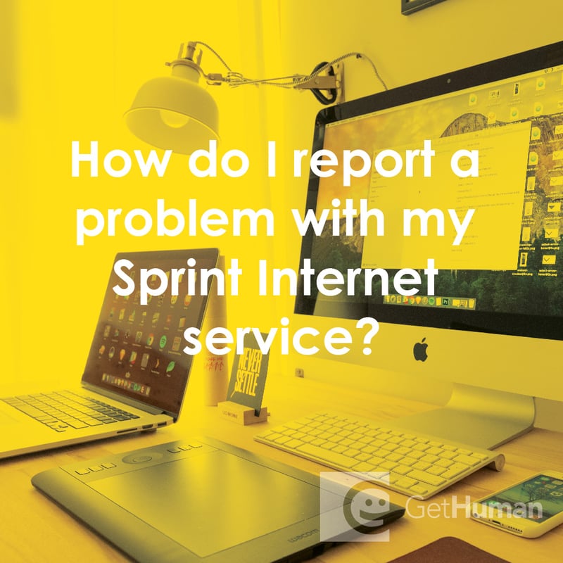 How Do I Report a Problem with My Sprint Internet Service?