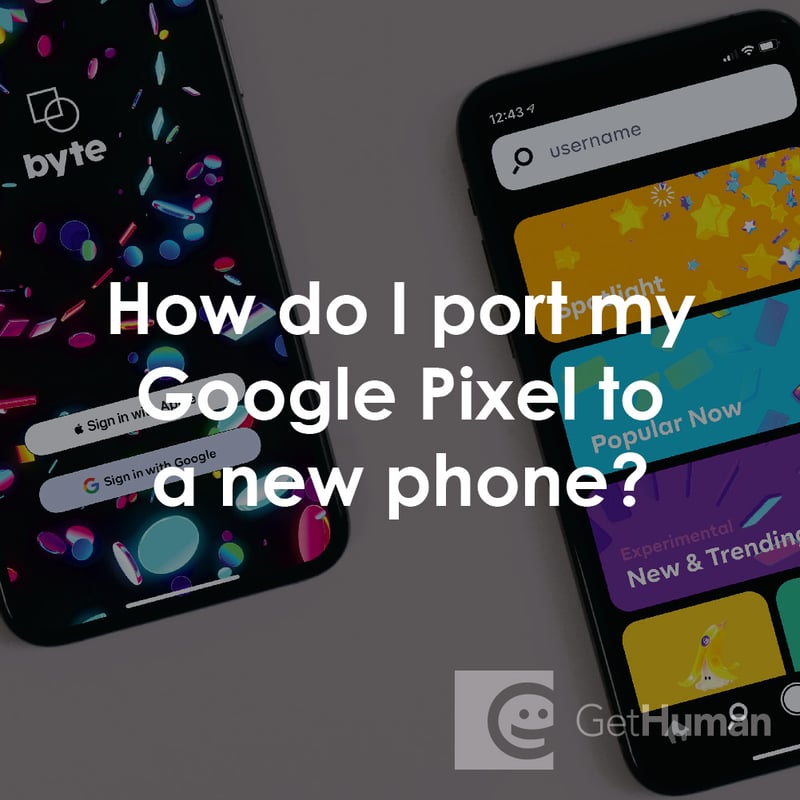 How Do I Port My Google Pixel to a New Phone?
