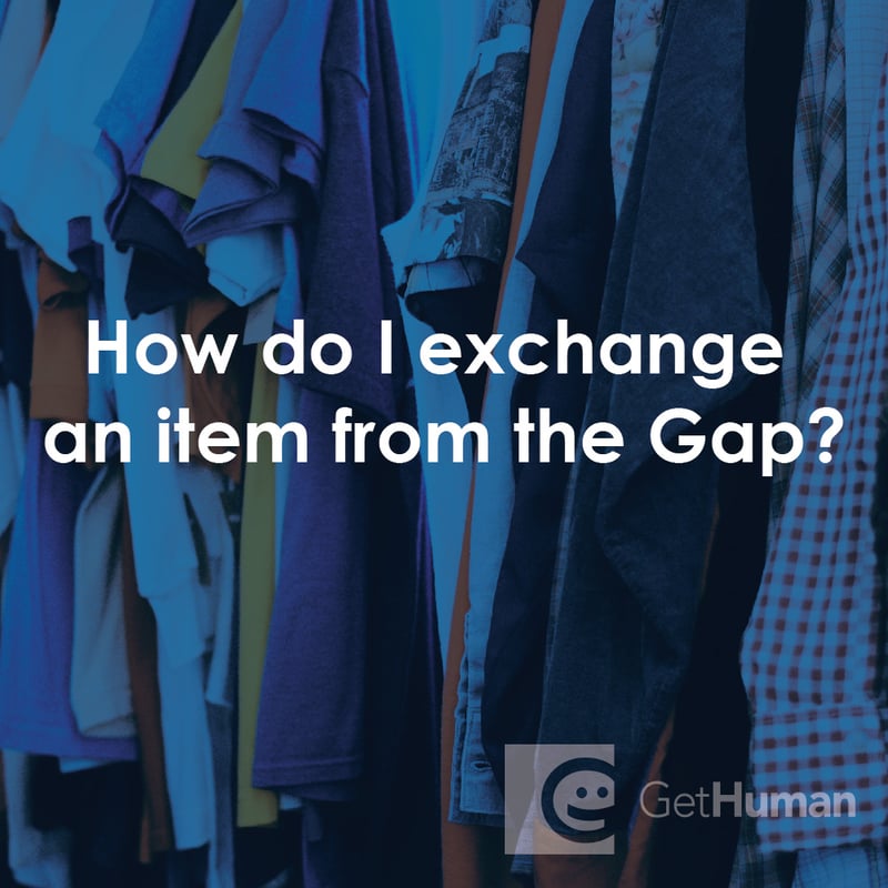 How Do I Exchange an Item from The Gap?