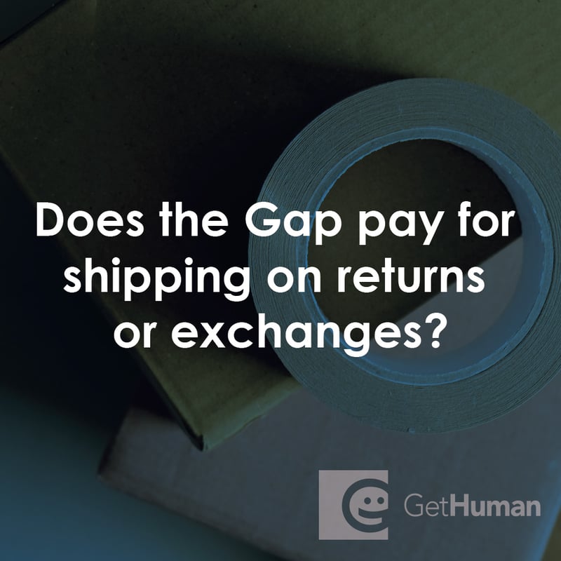 Does The Gap Pay for Shipping on Returns or Exchanges?