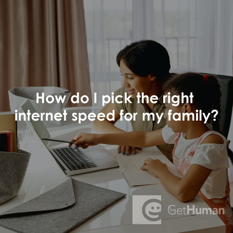 How Do I Pick the Right Internet Speed for My Family?