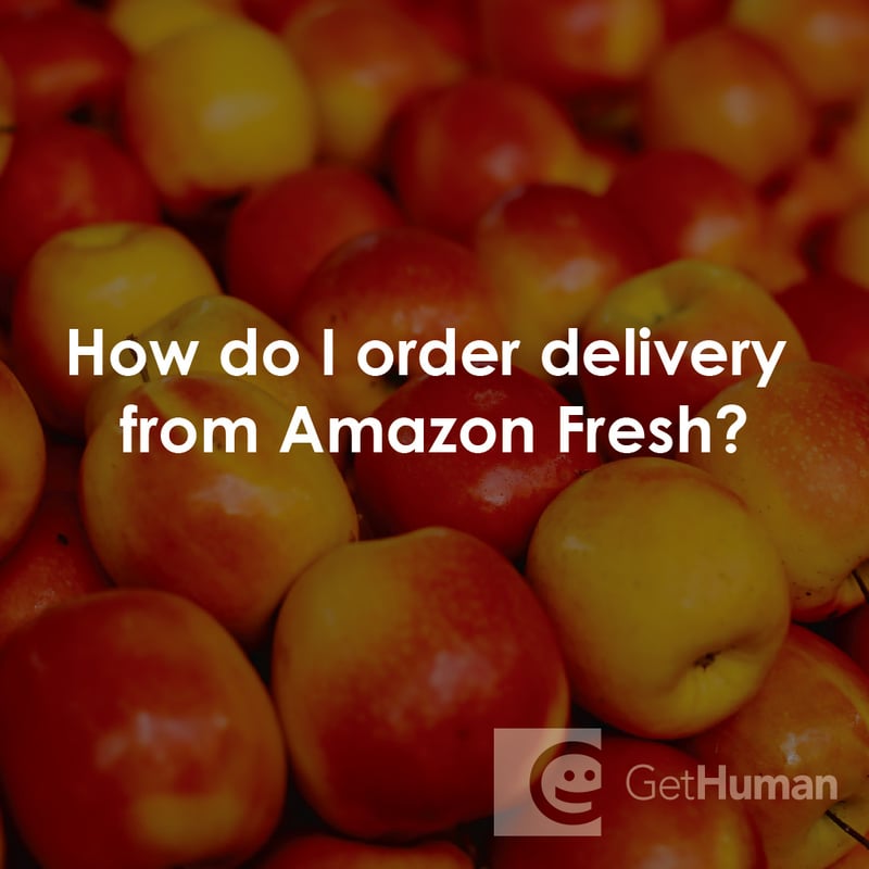 How Do I Order Delivery from Amazon Fresh?