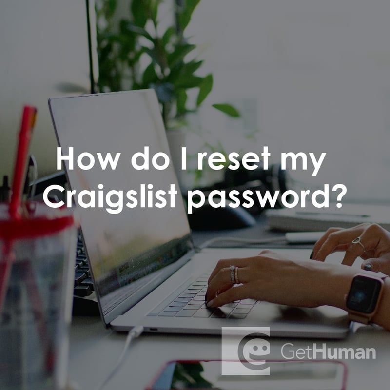 How Do I Reset My Craigslist Password?