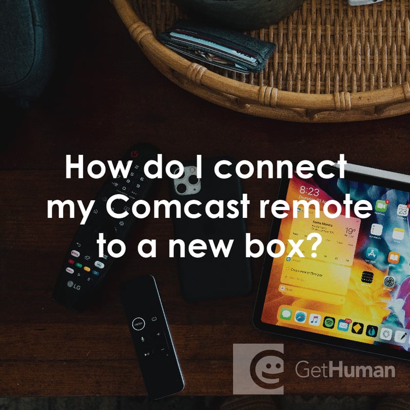 How Do I Connect My Comcast Remote to a New Box?