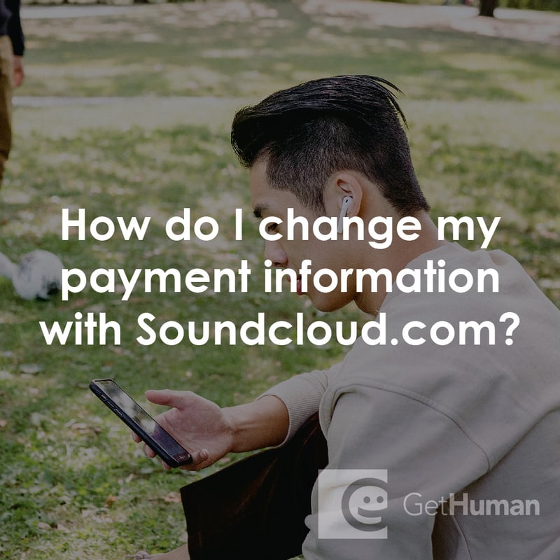 How Do I Change My Payment Information with Soundcloud.com?