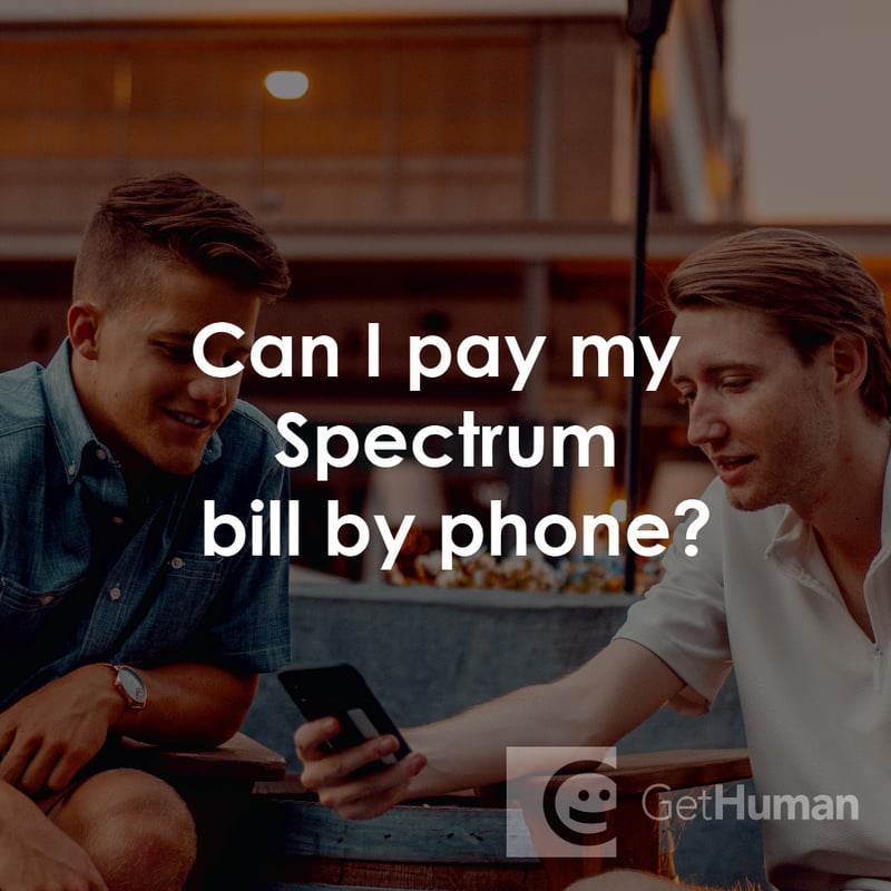 Can I Pay My Spectrum Bill by Phone?