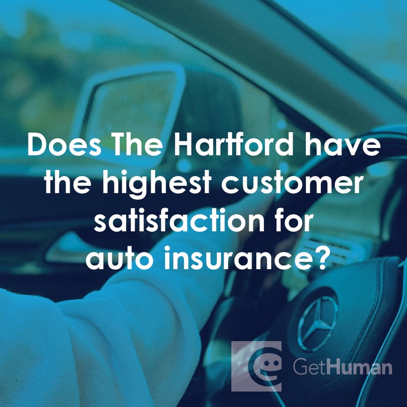 Does The Hartford Have the Highest Customer Satisfaction for Auto Insurance?