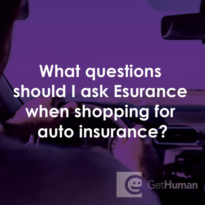 What Questions Should I Ask Esurance When Shopping for Auto Insurance?