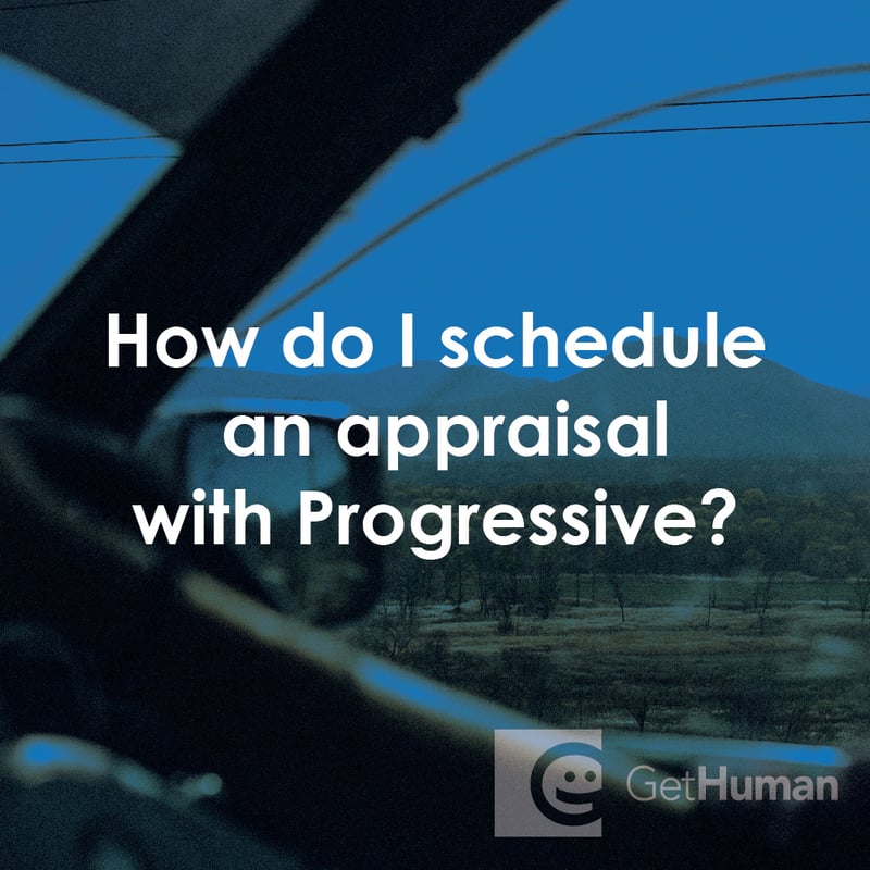 How Do I Schedule an Appraisal with Progressive?