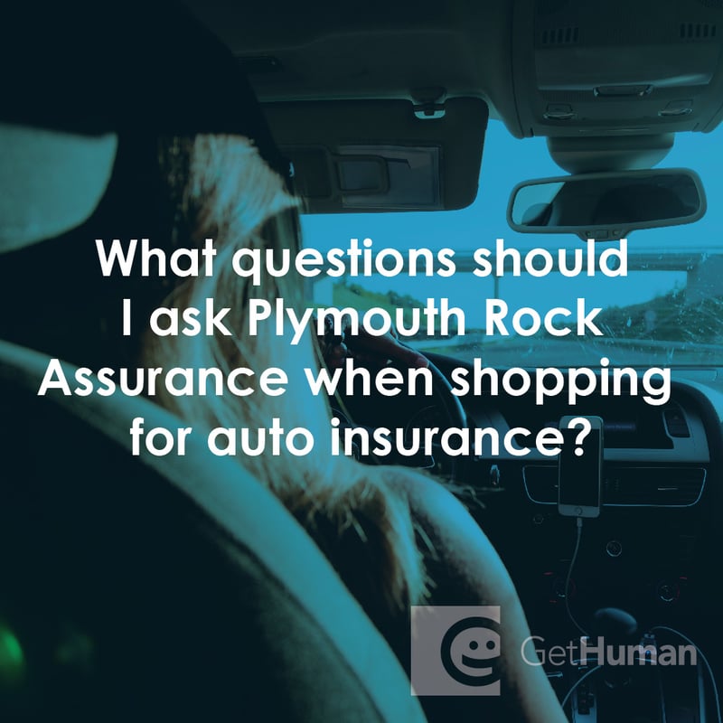 What Questions Should I Ask Plymouth Rock Assurance When Shopping for Auto Insurance?
