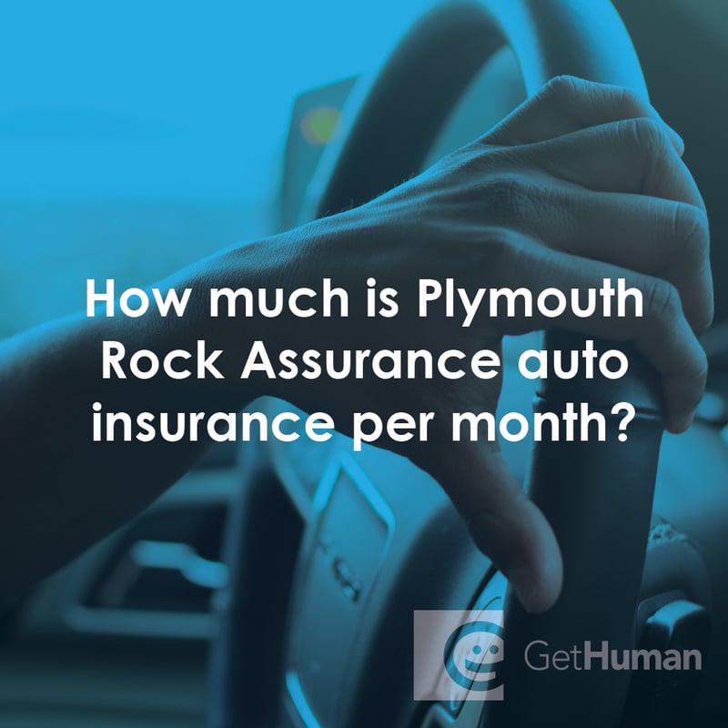 How Much Is Plymouth Rock Assurance Auto Insurance Per Month?