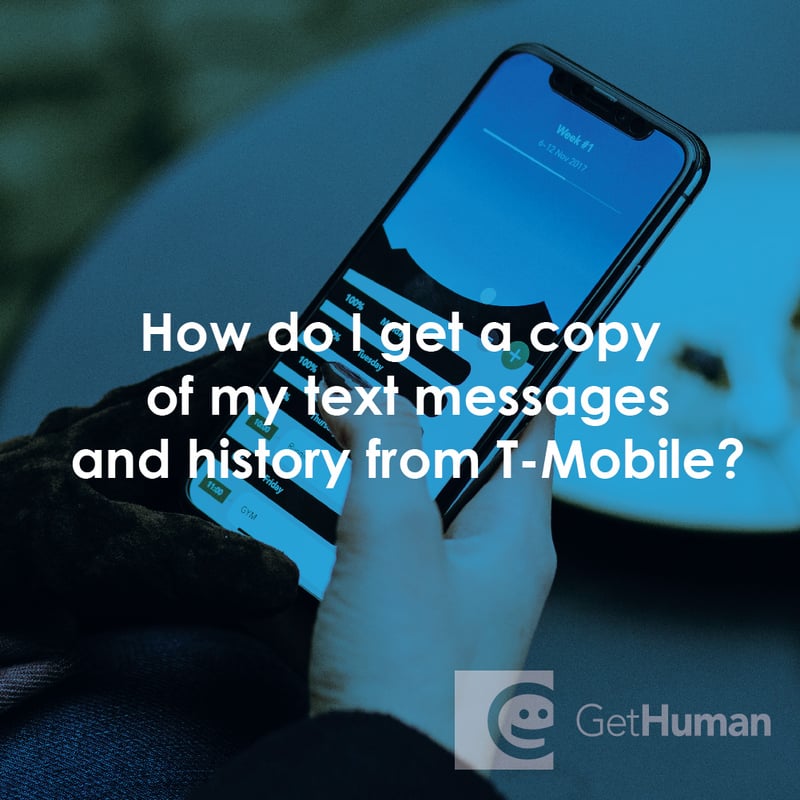 How Do I Get a Copy of My Text Messages and History from T-Mobile?