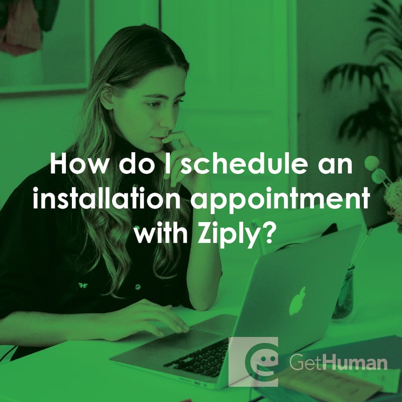 How Do I Schedule an Installation Appointment with Ziply?