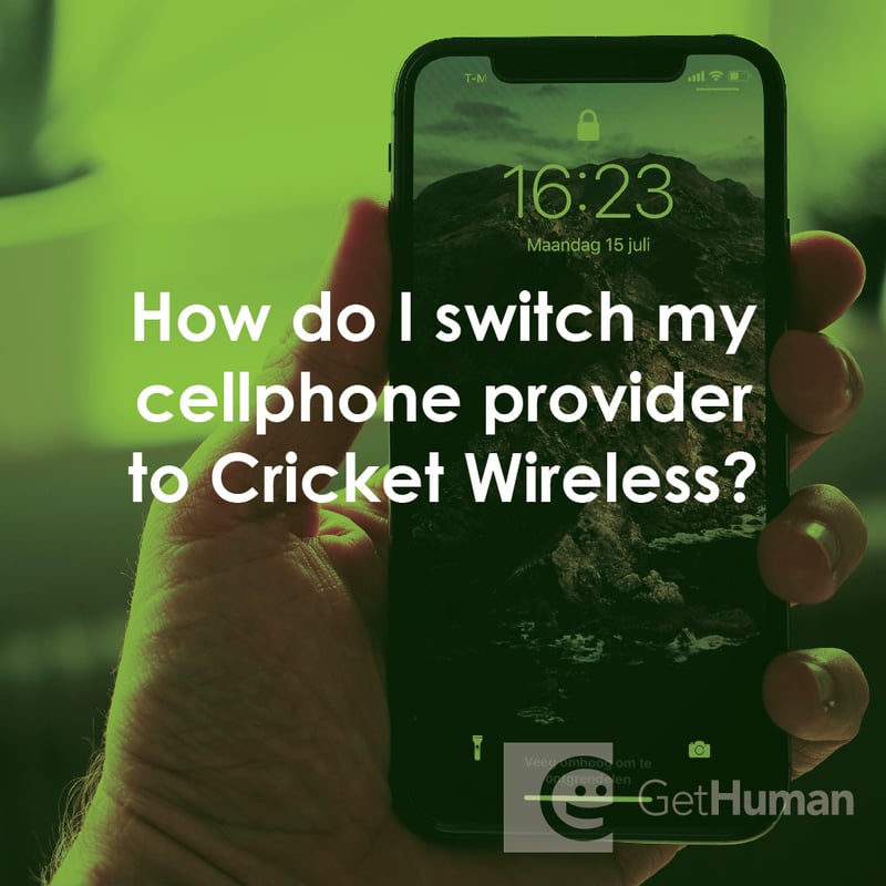 How Do I Switch My Cellphone Provider to Cricket Wireless?