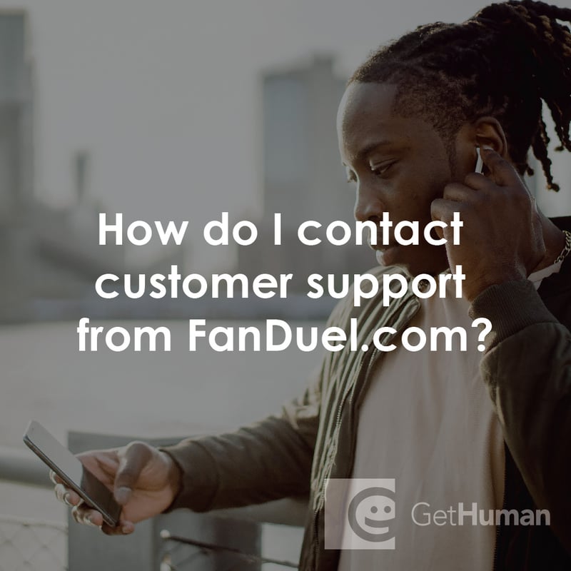 How Do I Contact Customer Support from FanDuel?