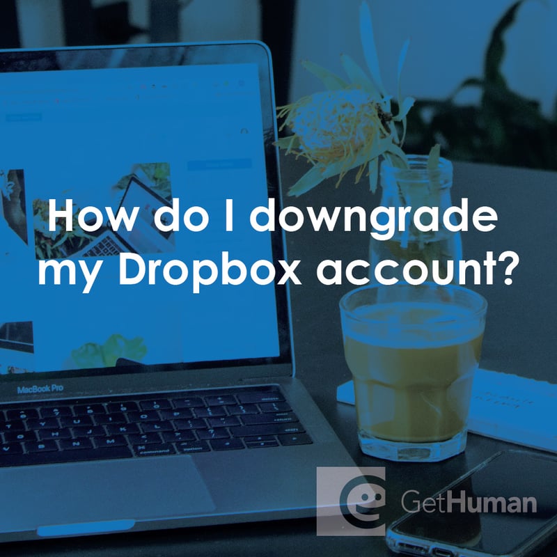 How Do I Downgrade My Dropbox Account?