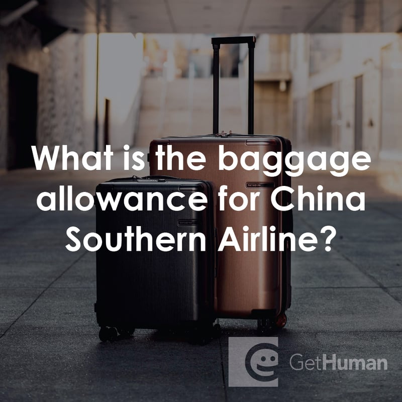 What Is the Baggage Allowance for China Southern Airline?