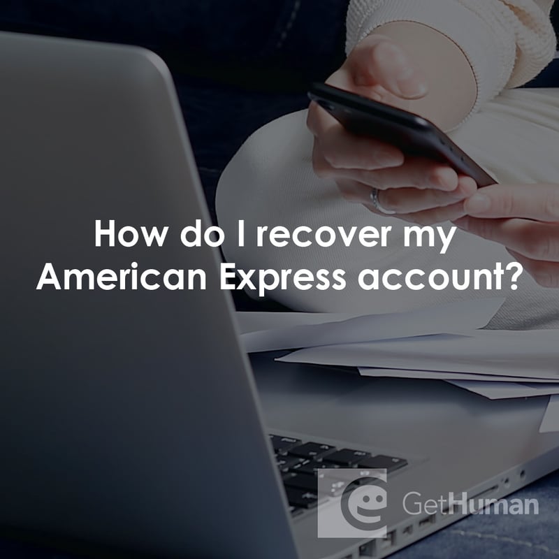 How Do I Recover My American Express Account?