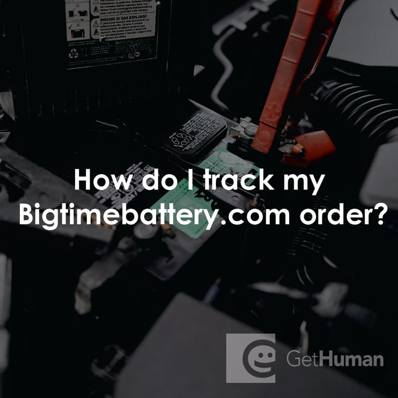 How Do I Track My Bigtimebattery.com Order?