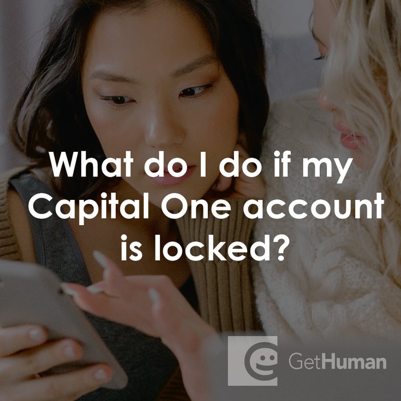 What Do I Do If My Capital One Account Is Locked?