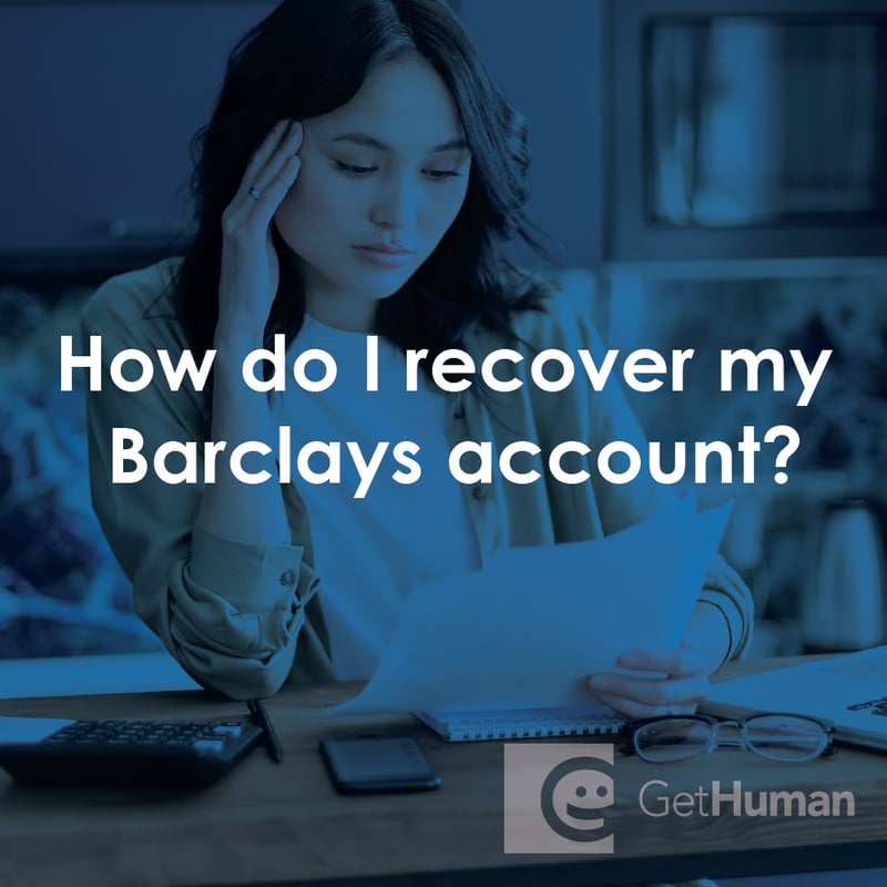 How Do I Recover My Barclays Account?