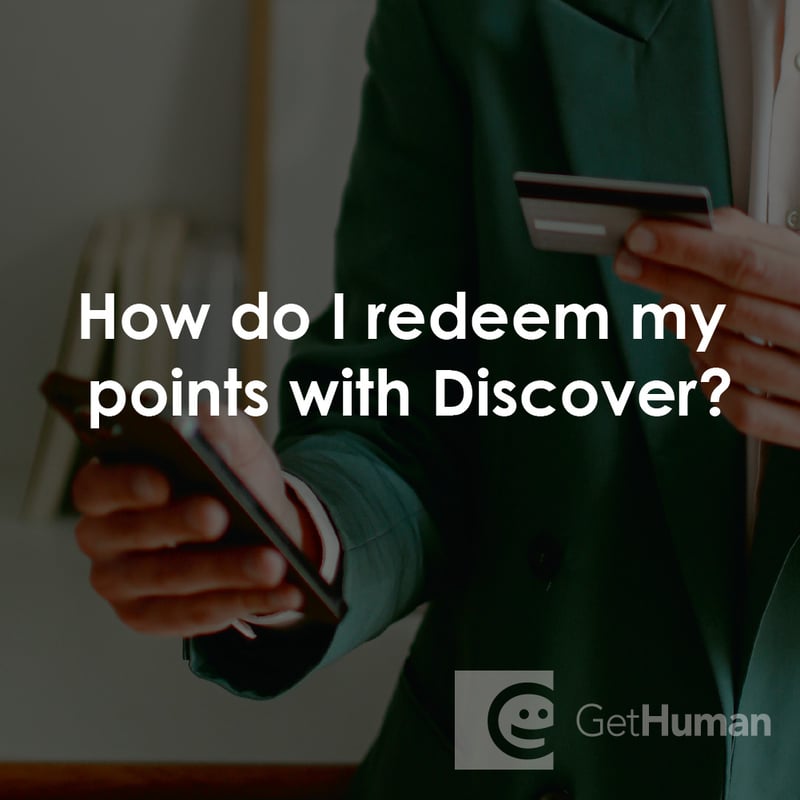 How Do I Redeem My Points with Discover?