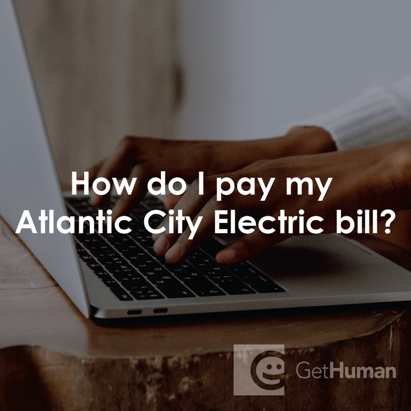 How Do I Pay My Atlantic City Electric Bill?