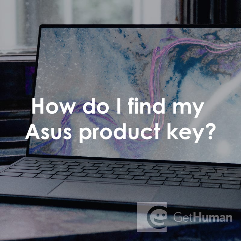 How Do I Find My Asus Product Key?